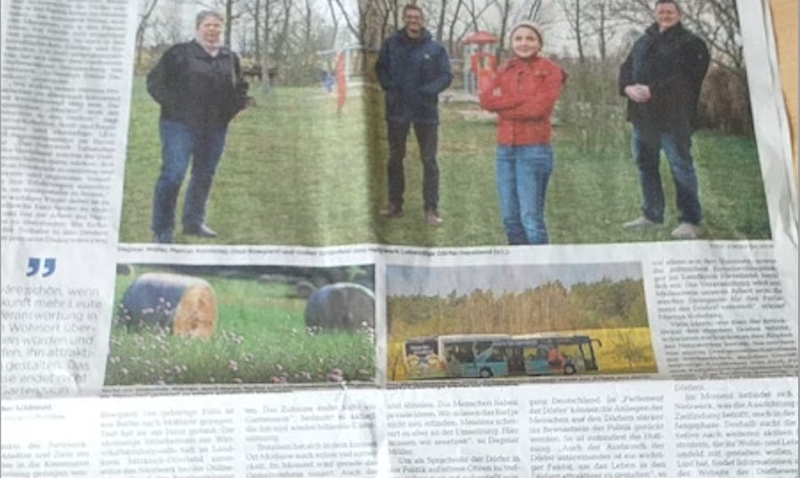MAZ über das Netzwerk Lebendige Dörfer Havelland