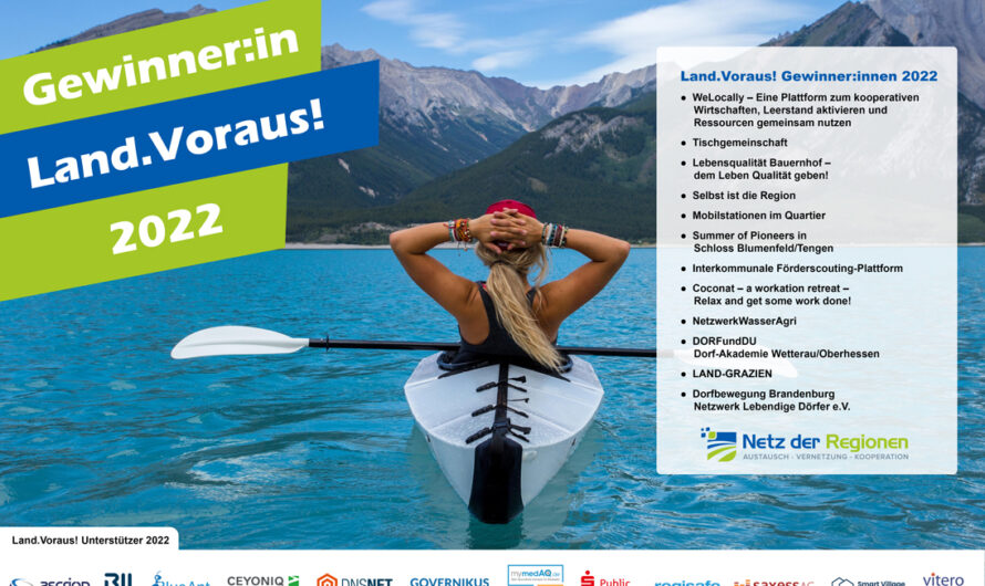 Dorfbewegung Brandenburg gehört zu Gewinner*innen des Land.Voraus! Projektwettbewerbs 2022
