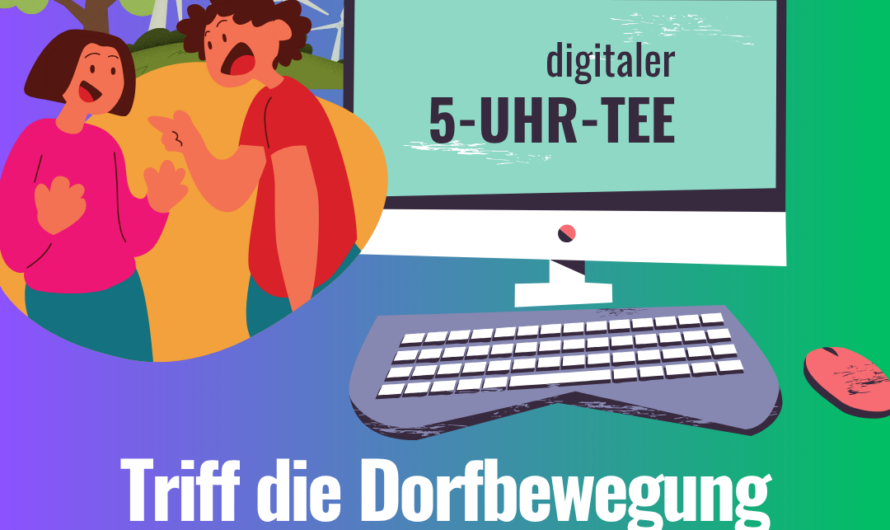 Triff die Dorfbewegung zum 5-Uhr-Tee: Engagierte Dorfjugend