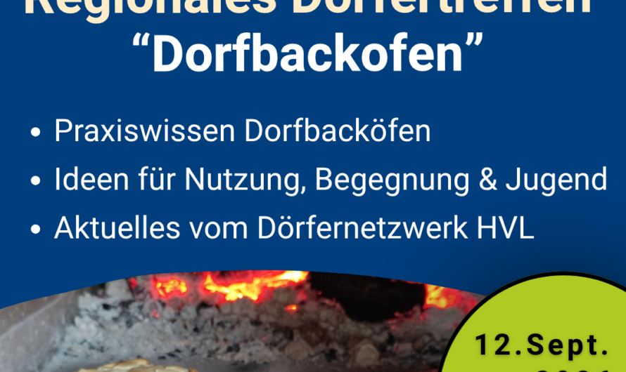 Regionales Dörfertreffen im Havelland – Thema: „Dorfbacköfen“