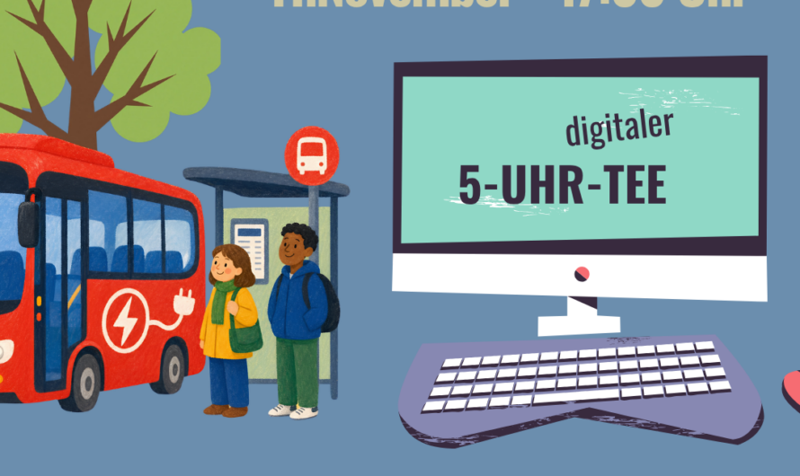 5-Uhr-Tee am 11. November zum Thema Mobilität im Gespräch mit dem VBB